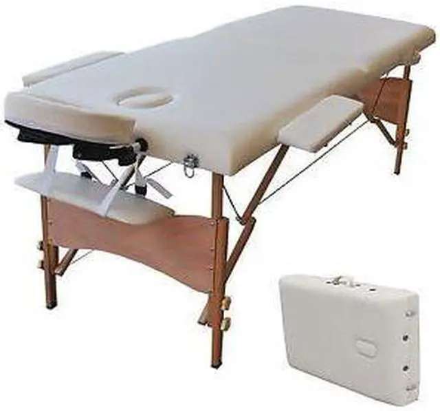 Alt view image 2 of 5 - 84"L Portable Massage Table Facial SPA Bed Tattoo w/Free Carry Case Black