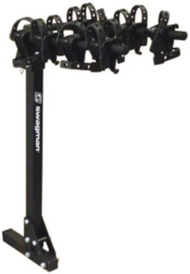 Alt view image 2 of 7 - Swagman Trailhead 4 Non-Folding Bike Rack Hitch Rack (2 inch & 1 1/4 inch Receiver) - 63381
