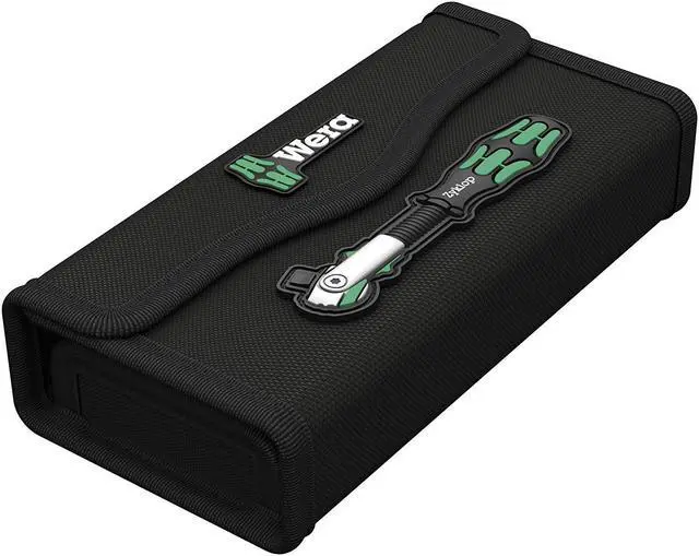 Alt view image 3 of 12 - Wera 05004019001 8100 SA 9 Zyklop Speed Ratchet Set, 1/4" Drive, Imperial