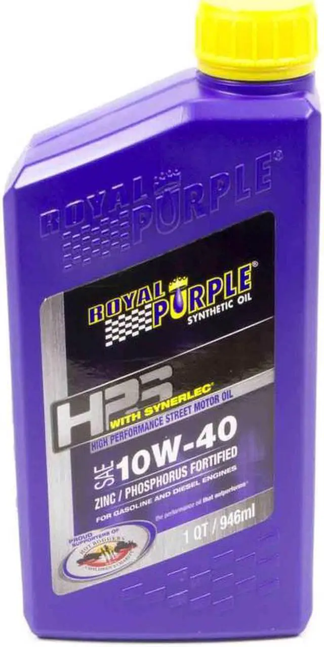 Alt view image 3 of 5 - Royal Purple 31140 HPS Street Synthetic Motor Oil 10W40 1 Quart