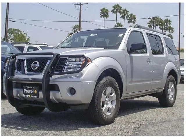 Alt view image 6 of 14 - Aries Offroad 9047 The Aries Bar; Grille/Brush Guard 05-13 FRONTIER PATHFINDER