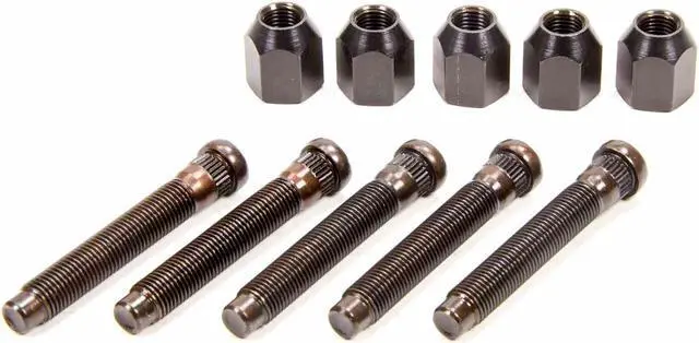 Alt view image 2 of 4 - Moroso Lugnut/Wheel Stud Kit 7/16-20 Thread 0.560 In Knurl P/N 46460