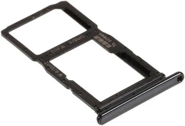 Main image of SIM Micro SD Card Tray Holder Slot Adapters Replacement Parts For Huawei P Smart Z (Black)