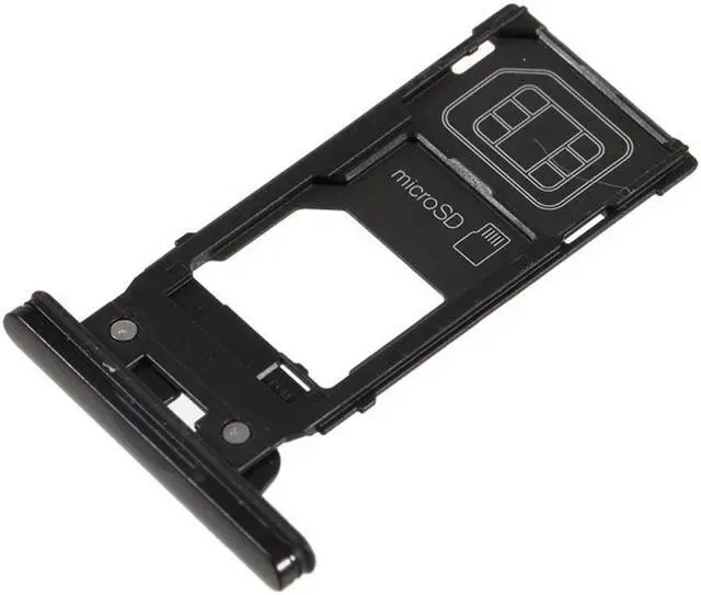 Main image of SIM Card Tray Holder for Sony Xperia XZ2 Black