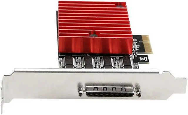 Alt view image 4 of 5 - PCI-Express to 8 ports RS232 DB9 Serial Card with Asix mcs9900 Fan Output Cable PICE RS-232 high Speed Chipset 920KB