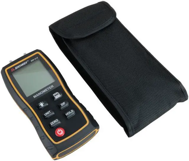 Alt view image 4 of 4 - SNDWAY SW-512 Digital Manometer Air Pressure gauge Vacuum Pressure Gauges differential natural gas pressure gauge meter measurement
