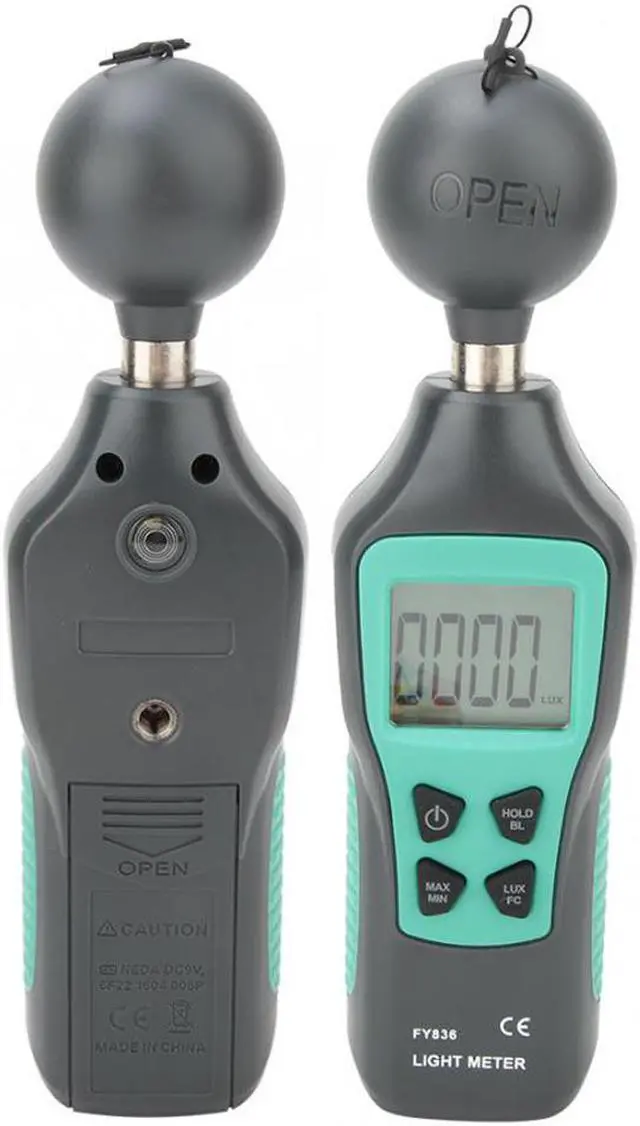 Main image of Mini Digital Luxmeter 0-200000 LCD Display Handheld Illuminometer Luminometer Photometer Temperature Multifunctional Tester