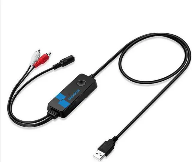 Alt view image 4 of 4 - 2.1CH Gaming USB Audio Sound Card Adapter with USB to RCA R/L Stereo Speaker 3.5mm Jack for Game Headsets