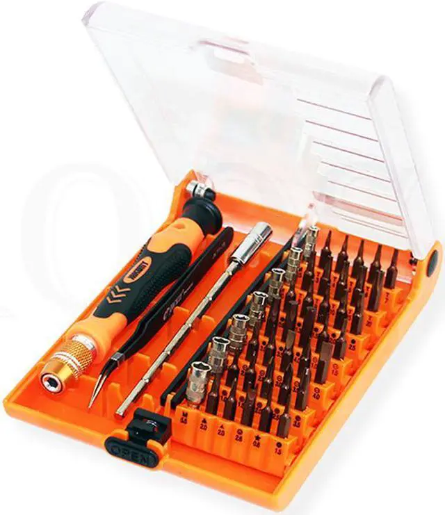 Alt view image 3 of 7 - Jakemy JM-8115 Precision Screwdriver Set with Torx Hex Cross Head Screwdriver Bits Repair for Apple iphone Samsung Phone