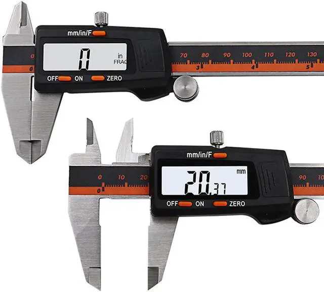 Alt view image 2 of 7 - 150mm LCD Digital Stainless Steel Caliper Electronic Vernier Caliper Micrometer Depth Measuring Tool Gauge