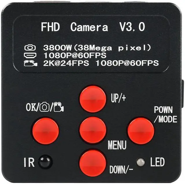 Alt view image 5 of 7 - 38MP 1080P/2K USB HDMI Digital Industrial Video Microscope Camera C MOUNT Camera For Phone SMD CPU PCB Repair Soldering