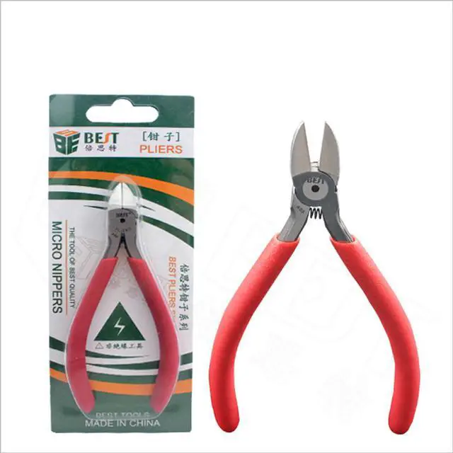 Main image of BEST-A05 Carbon Steel Outlet Clamp Diagonal Pliers Electronic Cable Cutting Wire Nipper