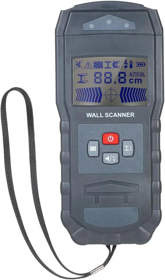 Main image of Multi-function Stud Finder Wall Detector Sensor Wall Scanner with Large LCD Digital Wood Center Finding Metal Studs and AC Cable Live Wire Scanner Warning Detection