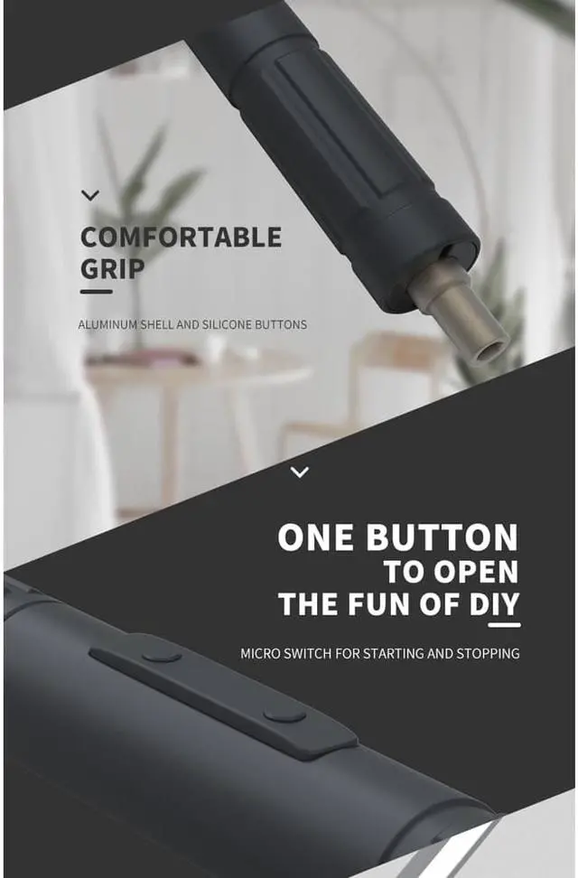 Alt view image 3 of 7 - New 24 in 1 Mini Cordless Electric Screwdriver with Removable Rechargeable Lithium Battery for DIY Phone Laptop