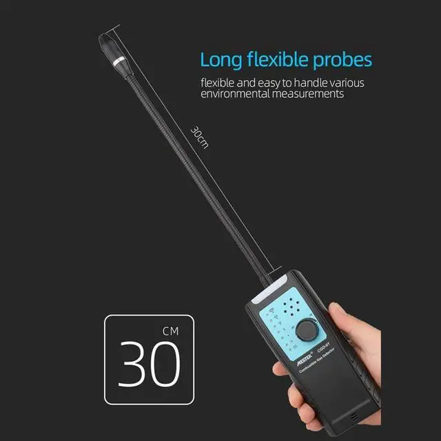 Alt view image 7 of 7 - MESTEK CGD01 Gas Analyzer Meter Automotive Combustible Gas Sensor Detector Air Quality Monitor Gas Leak Detectors with Alarm