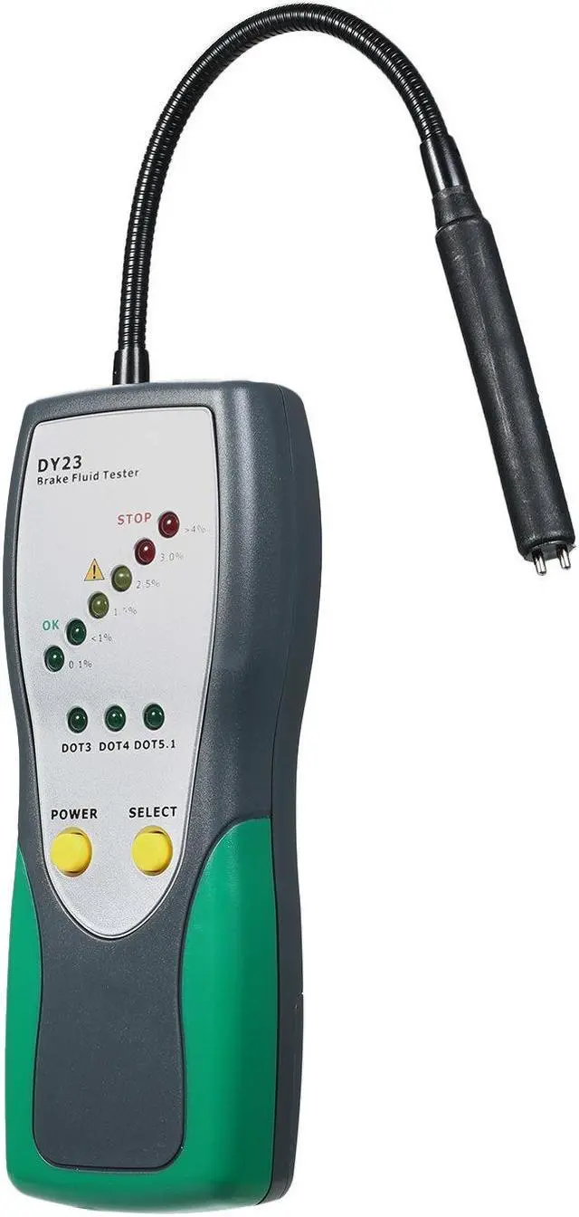 Alt view image 2 of 7 - DY23 Automotive Brake Fluid Tester Digital Brake Fluid Inspection with High-Precision Probe LED Indicator Display Car Diagnostic Tool