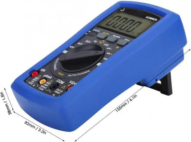 Alt view image 6 of 7 - VC9802A Digital Fully Functional Automatic Range Multimeter DC/AC Tester Meter 2KHz RMS Function Multimeter
