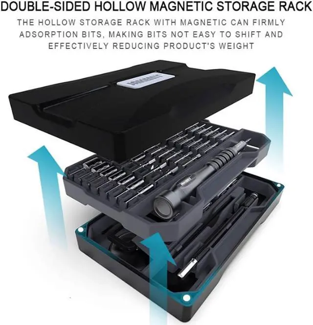 Alt view image 7 of 7 - JAKEMY JM-8172 Precision Screwdriver Set Magnetic Multifunction Screwdriver Bits for iPhone Samsung Phone Tablet Watch Repair Tools Kit