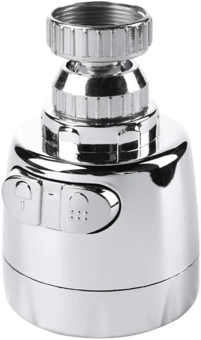 Alt view image 6 of 7 - Faucet Nozzle Aerator Bubbler Sprayer Water-Saving Tap Filter Head 360 Degree Adjustable Faucet Nozzle