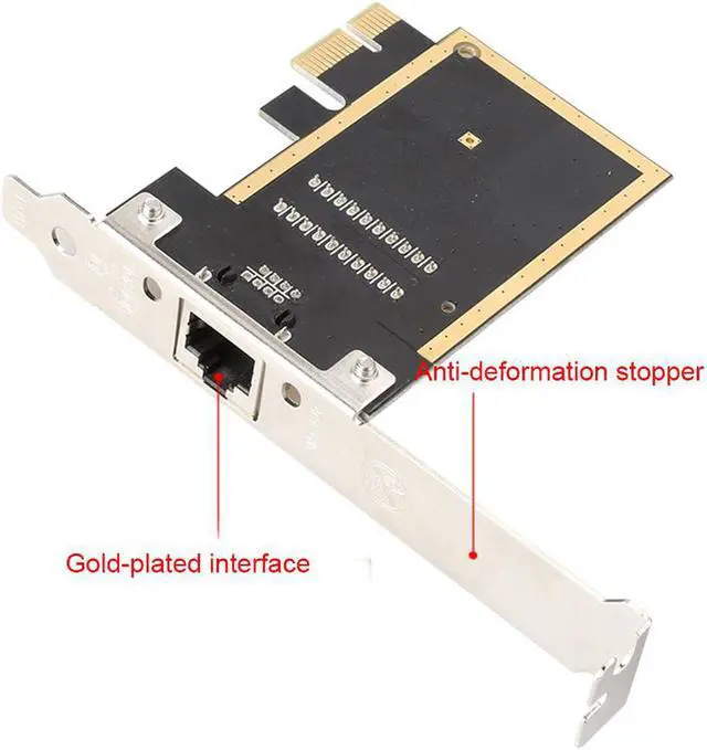 Alt view image 2 of 7 - TXA065 8111H Generation Gigabit Ethernet PCI-E Network Adapter Card Chip for Computer Single Filter