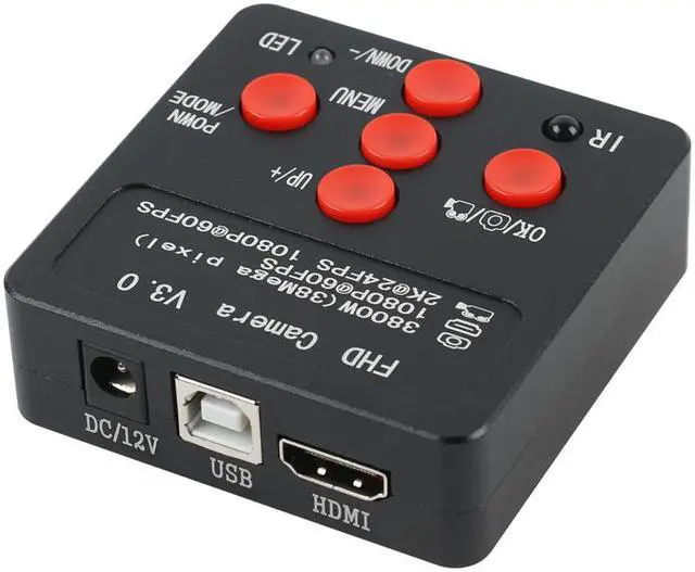 Alt view image 2 of 7 - 38MP 1080P/2K USB HDMI Digital Industrial Video Microscope Camera C MOUNT Camera For Phone SMD CPU PCB Repair Soldering