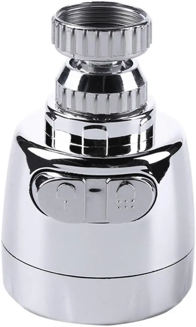 Alt view image 2 of 7 - Faucet Nozzle Aerator Bubbler Sprayer Water-Saving Tap Filter Head 360 Degree Adjustable Faucet Nozzle