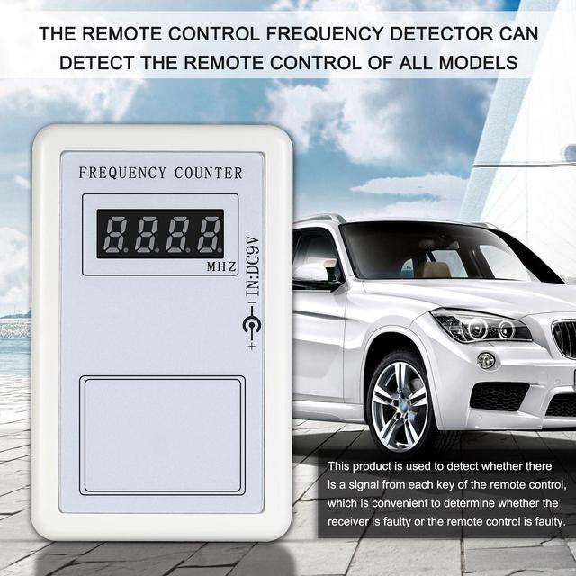 Alt view image 3 of 7 - Remote Control Wireless Frequency Detector Frequency Counter Tester Handheld Fault Checker for Auto Car Meter Counter Diagnostic Tool