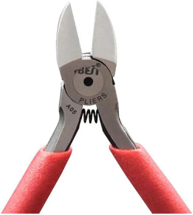 Alt view image 3 of 5 - BEST-A05 Carbon Steel Outlet Clamp Diagonal Pliers Electronic Cable Cutting Wire Nipper