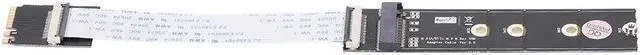 Alt view image 7 of 7 - NGFF M.2 Key M to Key A+E Extension Cable NGFF Adapter Card Converter For Windows 2000/7/8/10
