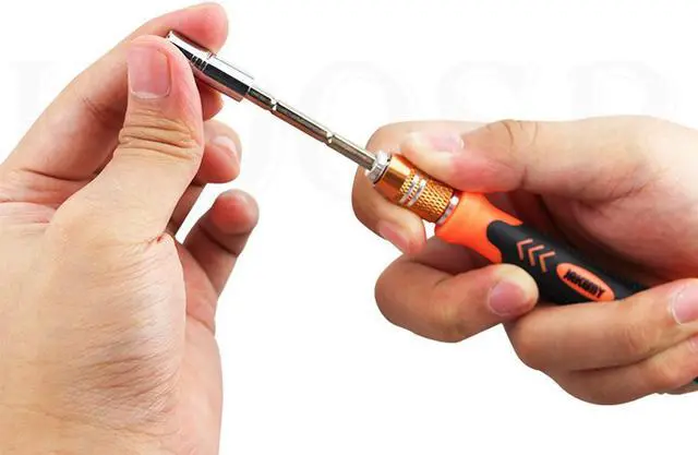Alt view image 4 of 7 - Jakemy JM-8115 Precision Screwdriver Set with Torx Hex Cross Head Screwdriver Bits Repair for Apple iphone Samsung Phone