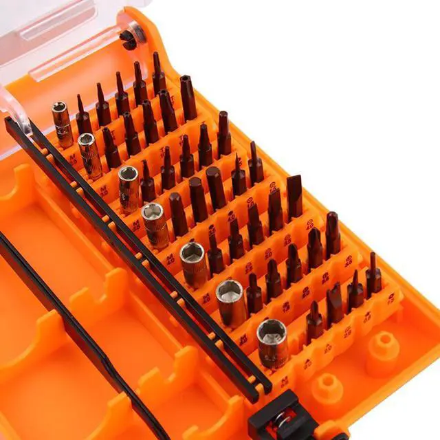 Alt view image 2 of 7 - Jakemy JM-8115 Precision Screwdriver Set with Torx Hex Cross Head Screwdriver Bits Repair for Apple iphone Samsung Phone