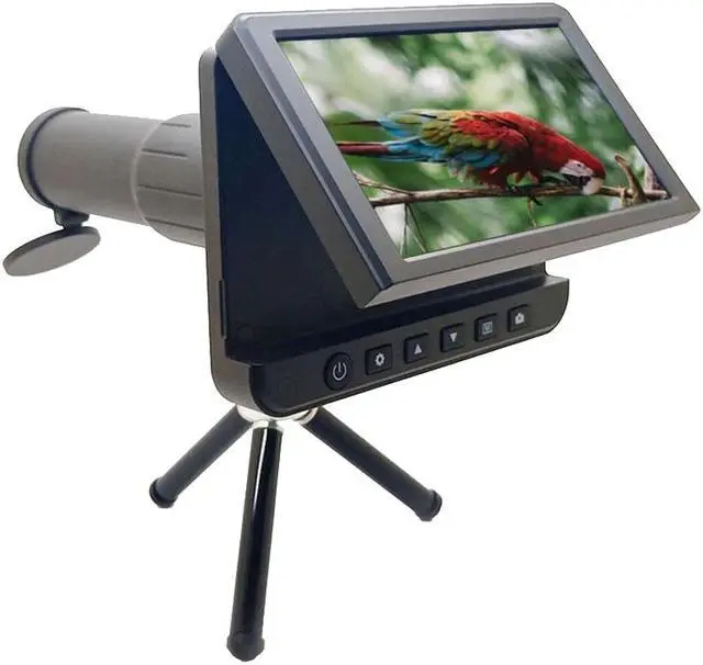 Main image of Outdoor Camera Monocular Portable High Definition Telescope Video Photo Recording Digital Camera with 5in LCD Digital Display