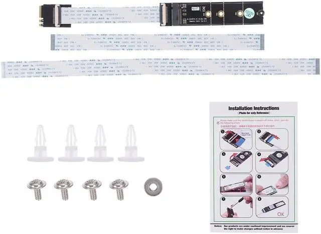 Alt view image 6 of 7 - NGFF M.2 Key M to Key A+E Extension Cable NGFF Adapter Card Converter For Windows 2000/7/8/10