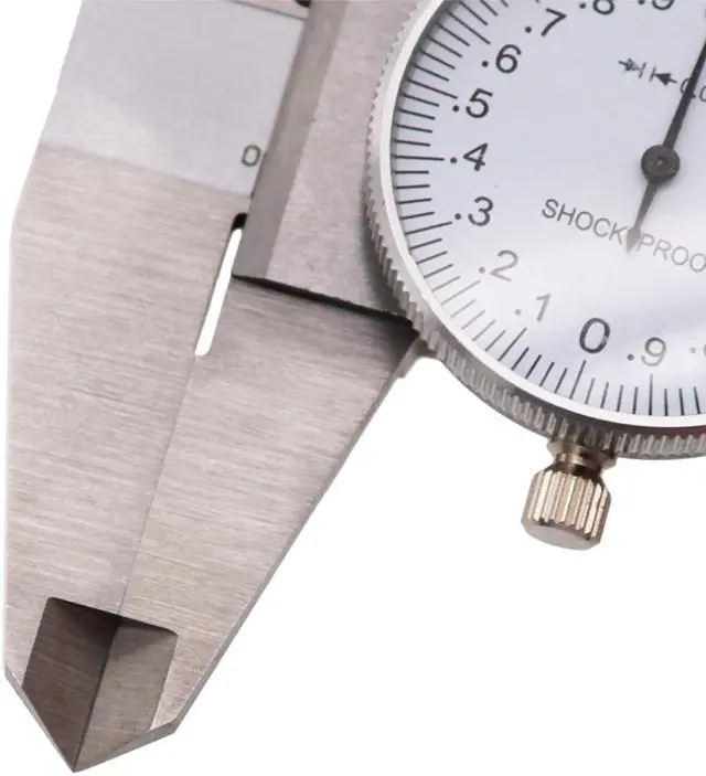 Alt view image 3 of 7 - Vernier Caliper 150mm Stainless Steel Dial Caliper Analog Precision Measuring Tools Height Depth Gauge Micrometer With Box