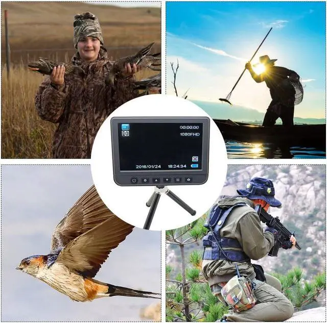 Alt view image 6 of 7 - Outdoor Camera Monocular Portable High Definition Telescope Video Photo Recording Digital Camera with 5in LCD Digital Display