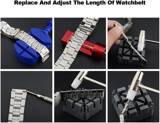 Alt view image 2 of 7 - Portable Watch Repair Tool Professional Watch Repair Package Clock Maintenance Hardware