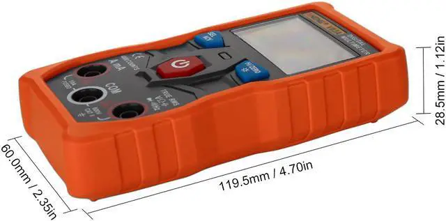 Alt view image 2 of 7 - ANENG V03A Analog Measurement Digital Multimeter Esr Meter Multimeter Auto Power Off Testers Tools For Auto Ac Mutimetro - Orange