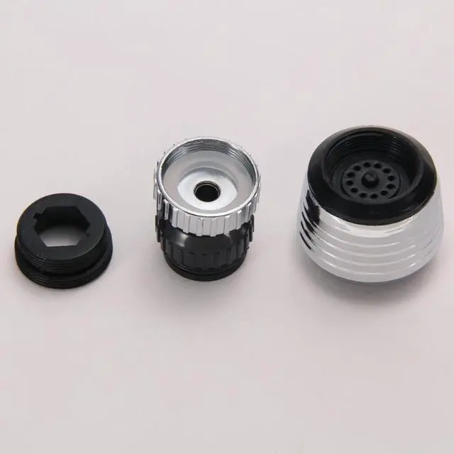 Alt view image 2 of 7 - 360 Degree Rotate Aerator Water Saving Tap Water Bubbler Diffuser Swivel Faucet Nozzle Kitchen Accessories