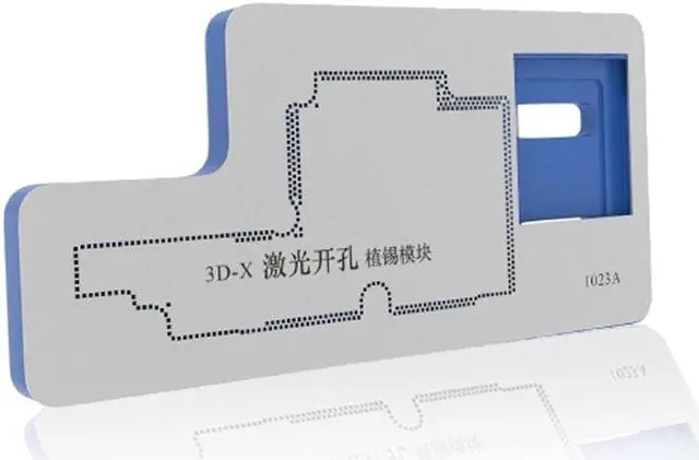 Alt view image 3 of 7 - 3D BGA Reballing Stencil Kit Motherboard Middle Layer Planting Tin Template Soldering Net For iPhone X/XS/XR/XS MAX