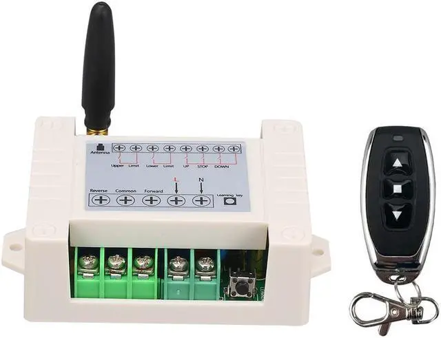 Main image of AC85-250V 10A 2CH Motor Remote Control Switch