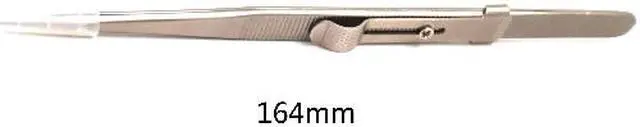 Alt view image 6 of 6 - Precision Adjustable Slide Lock Anti Static Tweezers For Jewelry Electronic Component Holding Repair Tools