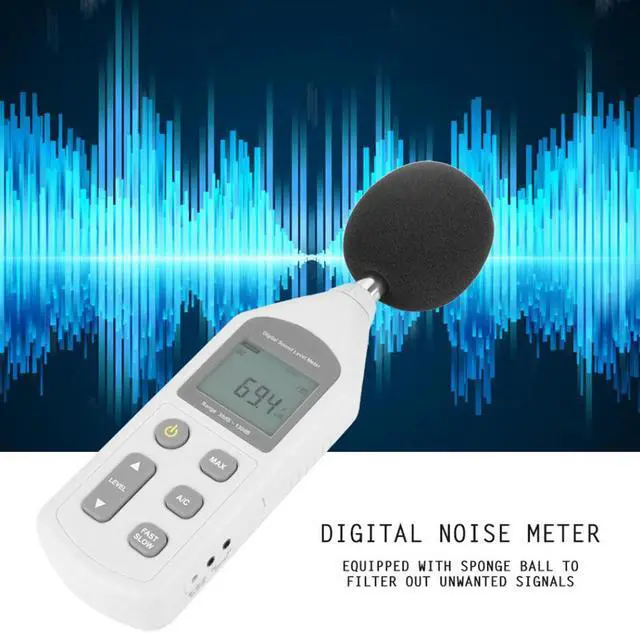 Alt view image 3 of 7 - GM1357 Handy Mini Digital LCD Noise Meter Sound Level Meter Noise Measuring Instrument Sound Tester 30dBa~130dBA