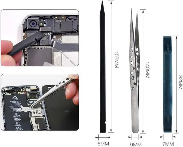 Alt view image 3 of 6 - BST-8911B 12 in 1 Multi-function Mini Precision Screwdriver Set Maintenance Repair Tools for Smart Phone Laptop Computer