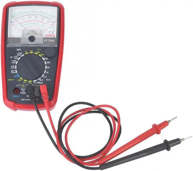 Alt view image 7 of 7 - KT7244L Handheld Multimeter Multifunction High Sensitivity Precision Handheld Analog Multimeter