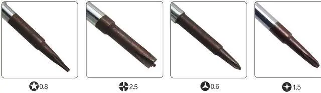 Alt view image 5 of 6 - BST-6666 7 in 1 Mobile Phone Repair Tools Kit Disassemble Screwdriver Set Spudger Nylon Opener