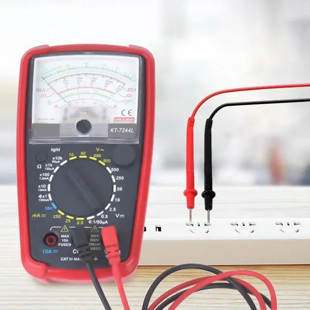 Alt view image 6 of 7 - KT7244L Handheld Multimeter Multifunction High Sensitivity Precision Handheld Analog Multimeter