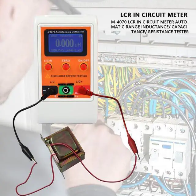 Alt view image 3 of 7 - M-4070 Auto Range LCR Meter LCR In Circuit Meter Automatic Range Inductance/ Capacitance/ Resistance Tester