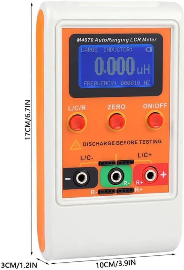 Alt view image 5 of 7 - M-4070 Auto Range LCR Meter LCR In Circuit Meter Automatic Range Inductance/ Capacitance/ Resistance Tester