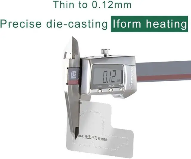 Alt view image 4 of 7 - 3D BGA Reballing Stencil Kit Motherboard Middle Layer Planting Tin Template Soldering Net For iPhone X/XS/XR/XS MAX