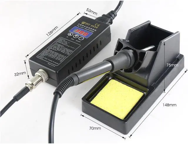Alt view image 3 of 6 - BST-9936 Portable Micro PC Control ESD Safe Constant Temperature Electronic Soldering Iron For Cell Phone Repair - 220V